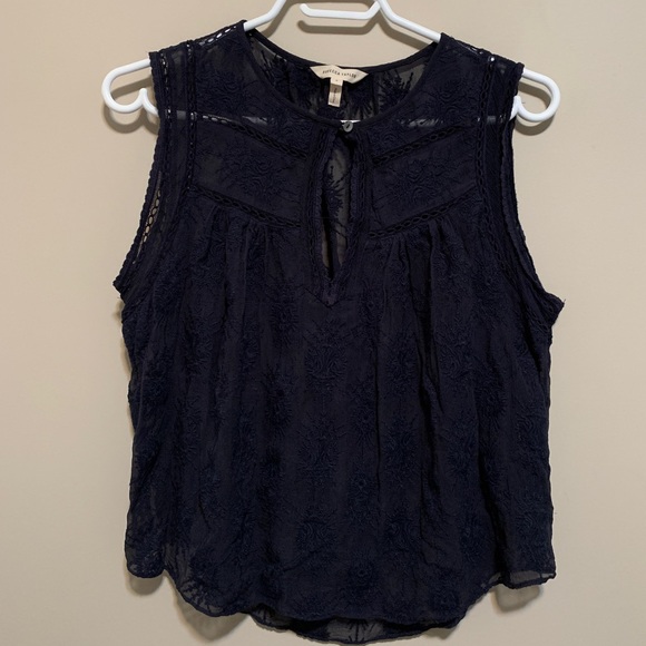 Rebecca Taylor Silk Sleeveless Blouse, size 6 - Picture 3 of 8